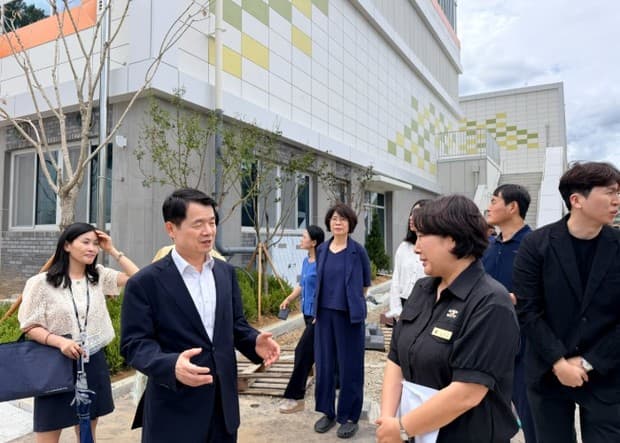 9월 1일 새 교사로 이전…광주하남교육지원청, 개교 앞두고 현장점검 대표 이미지